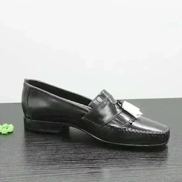 Georgio Brutini Columbus Men's Black Loafers Shoes - Picture 3 of 13